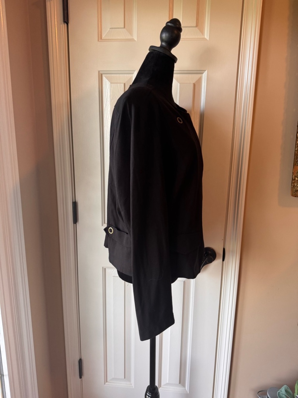 CAbi Ponte Moto Jacket - Asymmetrical Design - Black - Sz   x-large - Picture 8 of 11